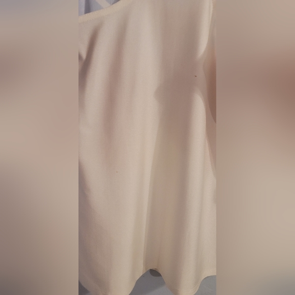 SAILOR MOON Y2K tank top white scoop neck silky material   sz 6 - Picture 6 of 11